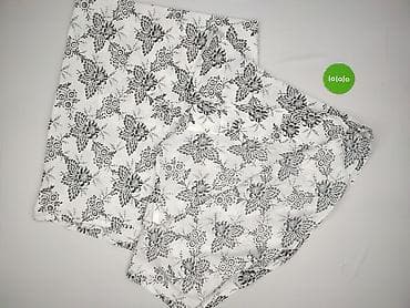 obrus: Komplet pościeli – klasyczny biało‑czarny wzór w kwiaty - Zestaw — 3