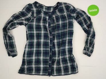 bluzka w kratę czarno biala: Koszula damska, rozmiar S — 3