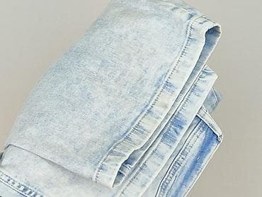 jeansowe: Denim, Spodnie 3/4 damskie, rozmiar S — 6