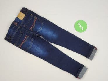 sinsay kurtka koszulowa dziecięca: Spodnie jeansowe, Minoti, 7 lat, 116/122, stan - Bardzo dobry — 3