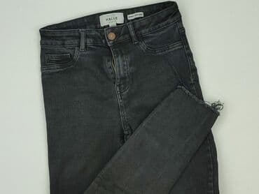 czarne jeansy damskie stylizacje: Jeansy damskie, rozmiar XS — 1