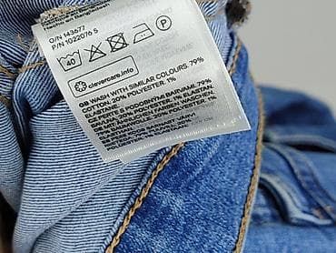 klapki plame: Dziecięca kurtka jeansowa, 12 lat, 146-152 cm, H&M, stan - Bardzo dobry — 5