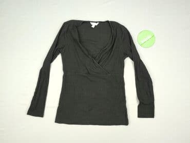 czarne body z długim rękawem h m: H&M, Bluzka damska, rozmiar L — 2