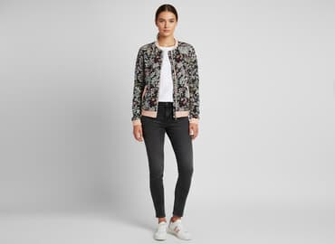 bomberka do sukienki: Kurtka bomberka damska, rozmiar S — 1