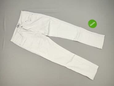 białe damskie jeansy: Denim, Jeansy damskie, rozmiar M — 3