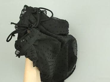 bluzka czarna z tiulem: Gina Tricot, Women's blouse, size S — 6