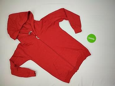 czerwony sweter h: Bluza z kapturem damska, rozmiar S — 2