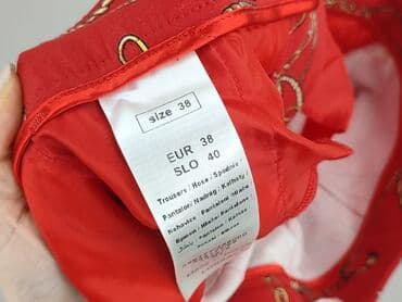 patchworkowe jeansy: Orsay, Material trousers for women, M — 5