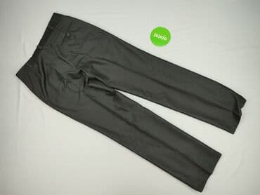 sinsay czarne spodnie z wysokim stanem: Suit pants for men, size S — 3