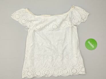 haft angielski bluzka: Peacocks, Bluzka damska, rozmiar L — 2