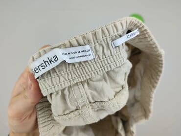 białe cargo bershka: Bershka, Spodnie cargo damskie, rozmiar M — 4