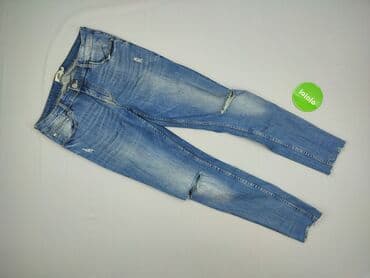 czarne skinny jeans: Skinny, Jeansy damskie, rozmiar L — 2
