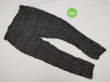 damskie legginsy wzór geometryczny: Spodnie materiałowe damskie, rozmiar L — 3