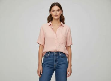 bluzki wizytowe plus size: Dressmann, Koszula damska, rozmiar L — 6