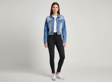 reserved kurtka jeansowa damska: Kurtka jeansowa damska, rozmiar M — 7