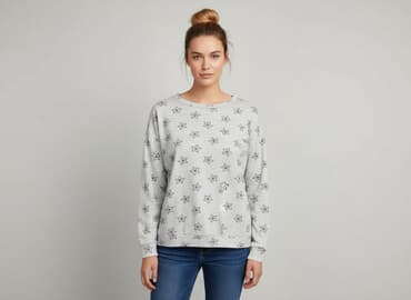 ciemnoszara bluza damska: Tu, Bluza damska
, rozmiar L — 7