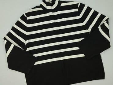 koszulka w żółto czarne paski: H&M, Golf damski, M — 1