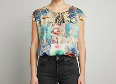 bluzki z printem: Bluzka damska, rozmiar L — 6