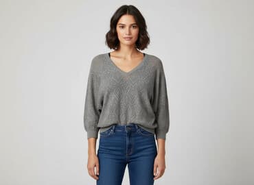 kurtki zimowe damskie c a: CAMAIEU, Sweter damski, rozmiar S — 7