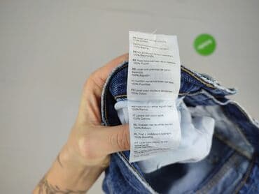 biale szerokie jeansy: Jeansy dla mężczyzn, rozmiar M — 6