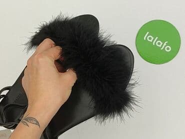 kozaki na grubej podeszwie ccc: Sandały damskie, 38 — 6