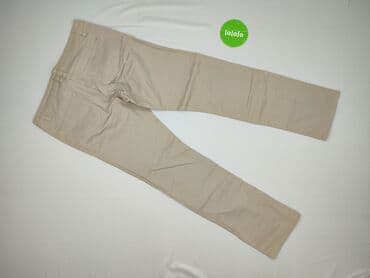 granatowe chinosy damskie: Infinity, Spodnie materiałowe damskie, rozmiar L — 3