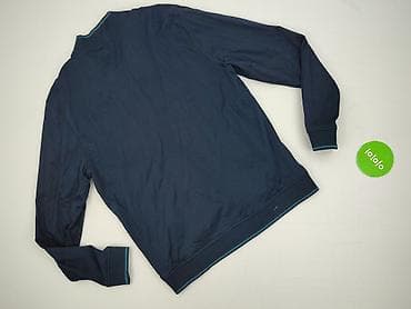 denim george: Męska bluza rozpinana typu bomber w kolorze granatowym. - Krój — 3
