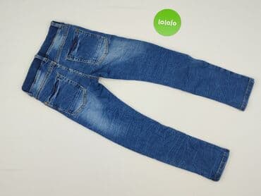 kamizelka romby: Spodnie jeansowe, 7 lat, 116/122, stan - Bardzo dobry — 3