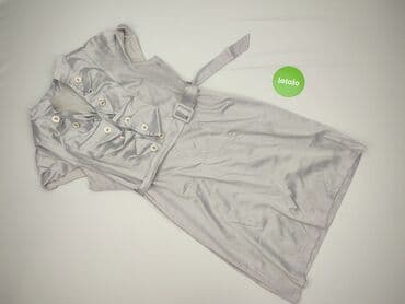 srebrna sukienka h: Sukienka damska, M — 2