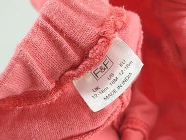 zara spodnie fuksja: Szorty, F&F, 12-18 miesięcy, stan - Bardzo dobry — 4