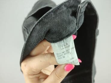 zaxy sandały czarne: Spodnie 3/4 damskie, rozmiar XS — 5