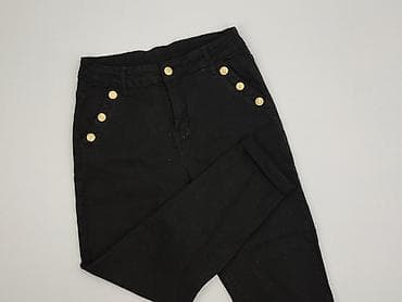 modne duże rozmiary spodnie: Spodnie materiałowe damskie, rozmiar M — 1