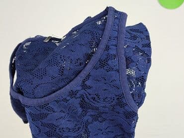 niebieska satynowa sukienka zara: Bluzka damska, rozmiar XS — 6