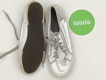 czarna sukienka i białe trampki: Trampki damskie, rozmiar 39 — 4