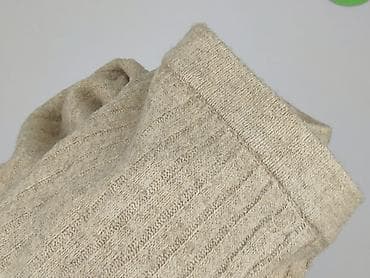 zuzyte majtki: Damskie dzianinowe spodnie culotte w kolorze beżowym. - Krój: szeroka — 5