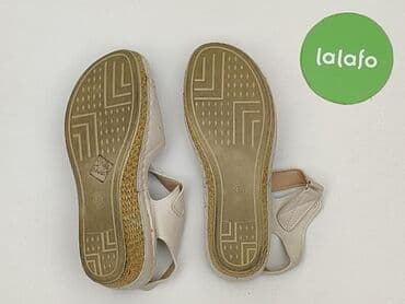 sandały koturna ccc: Sandals for women, size 41 — 5