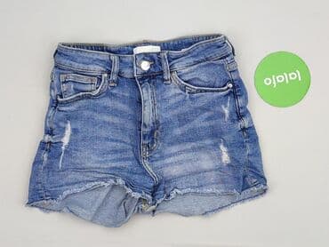 hm krótkie spodenki dzins low waist: H&M, Szorty damskie, rozmiar S — 2