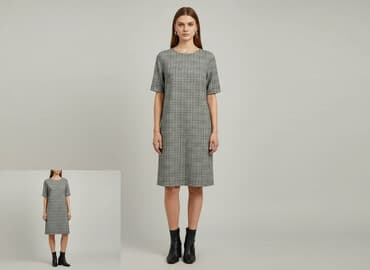 sukienki popielata na wesele: Vila, Sukienka damska, rozmiar S — 6