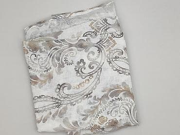 online item: Zasłona na przelotkach – wzór roślinno‑ornamentalny, odcienie szarości — 1