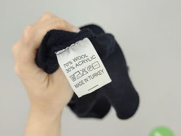 kurtka skórzana c a: Sweter dla mężczyzn, L — 4