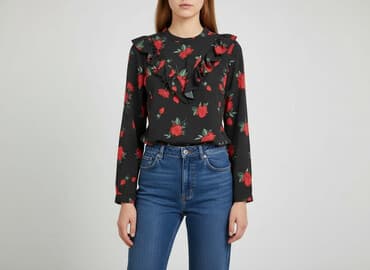 siedlce sukienki na wesele: SZACHOWNICA, Bluzka damska, rozmiar M — 6