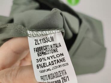 khaki legginsy: Spodnie materiałowe damskie, rozmiar L — 4