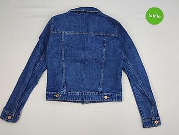 kurtka trapsar: Stradivarius, Kurtka jeansowa damska, rozmiar S — 3