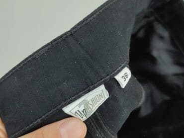 oleksy trampki czarne: UpFashion, Spodnie materiałowe damskie, rozmiar S — 4