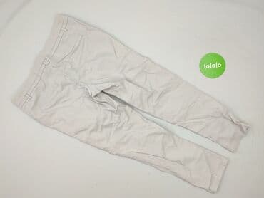 klapki chanel biale: Freesia, Spodnie materiałowe damskie, rozmiar L — 3