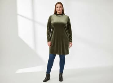 sukienki z weluru i aksamitu allegro: Sukienka damska, rozmiar 3XL — 5