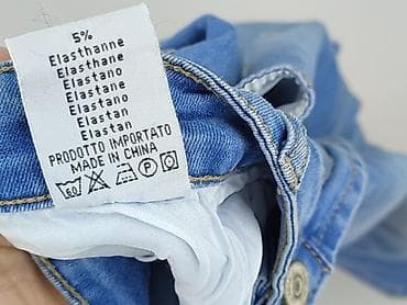 culotte jeans: Spodnie 3/4 damskie, rozmiar S — 6