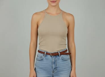 bluzki prazkowane: Top damski, rozmiar L — 7