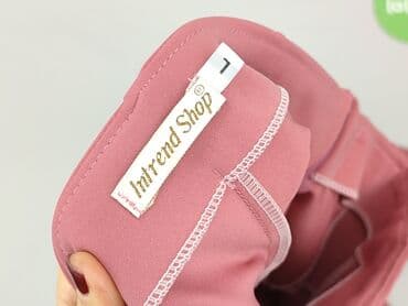 bluzka do różowych spodni: Intrend, Spodnie materiałowe damskie, rozmiar S — 4