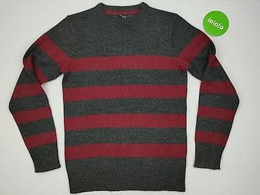 sweter w paski stradivarius: Clockhouse, Sweter dla mężczyzn, rozmiar L — 2